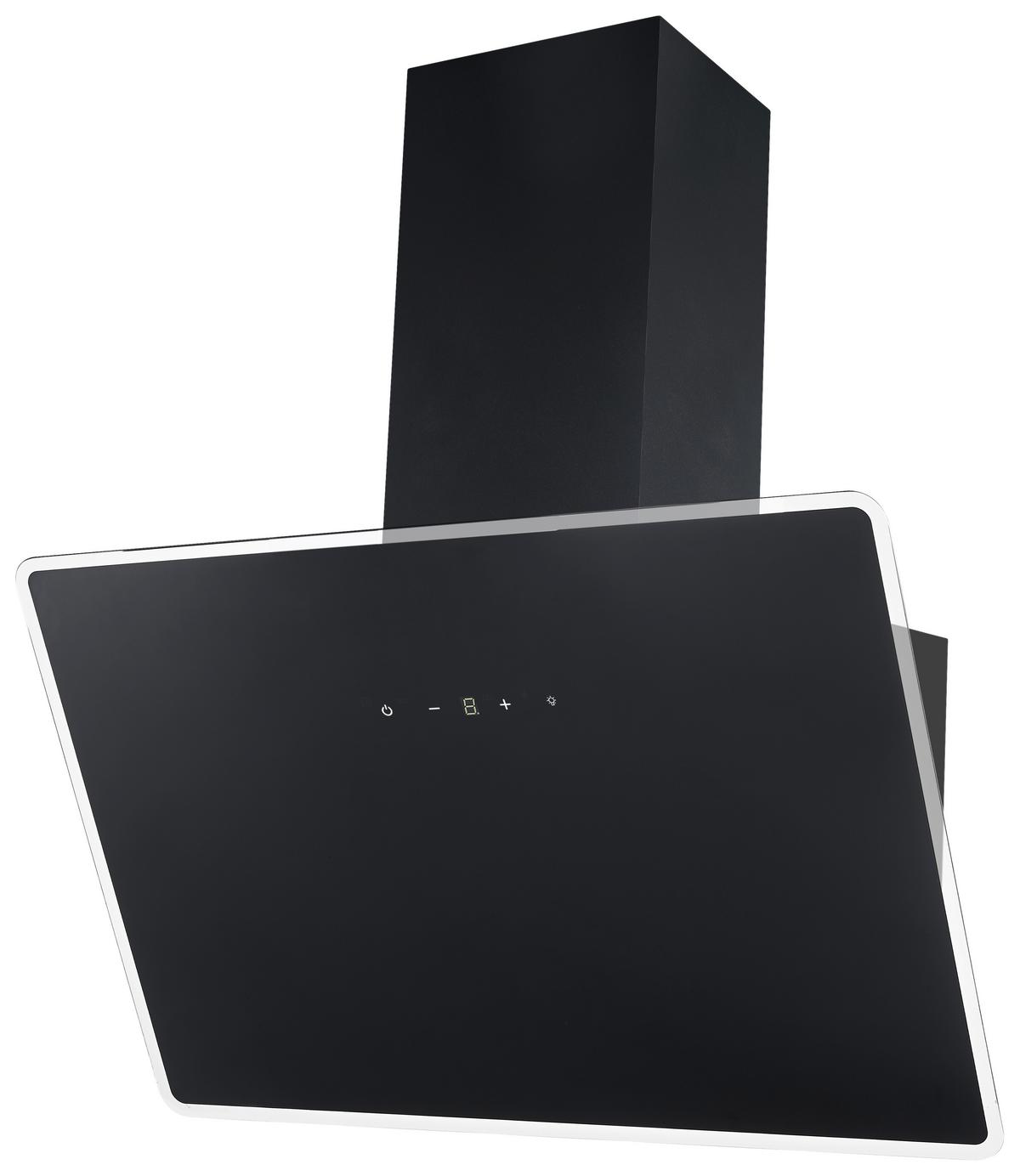 Kuhinjska Napa Lora, 80cm - črna, Basics, kovina/steklo (79,5/78-113/38,6cm) - Respekta