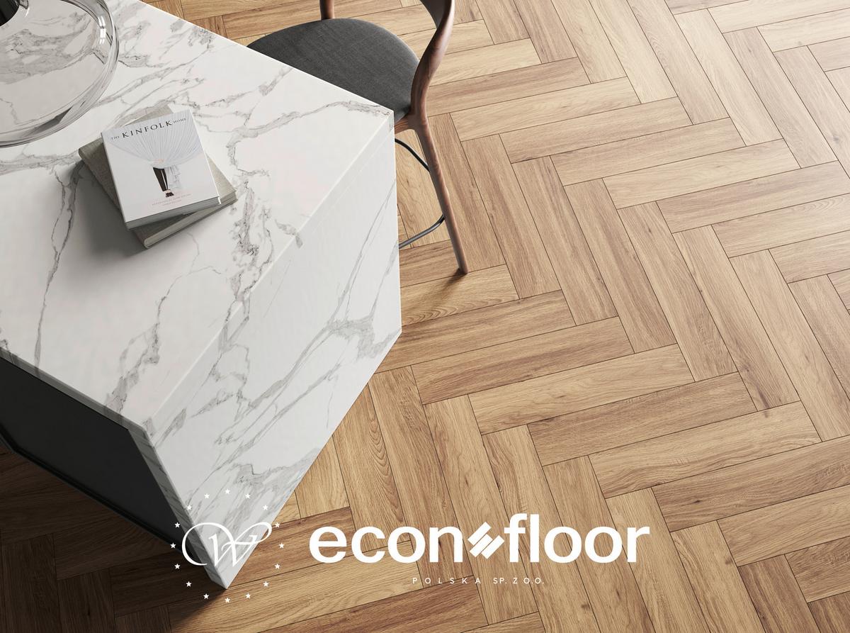 Vinilna Talna Obloga Herringebone, Naravna Barva - naravne barve, Basics, kamen/umetna masa (61/12,6/0,57cm)