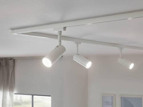 Schienensystem-Strahler Spot Tubo in Weiß max. 5 Watt - Weiß, Basics, Kunststoff/Metall (4,2/19,6cm) - Paulmann