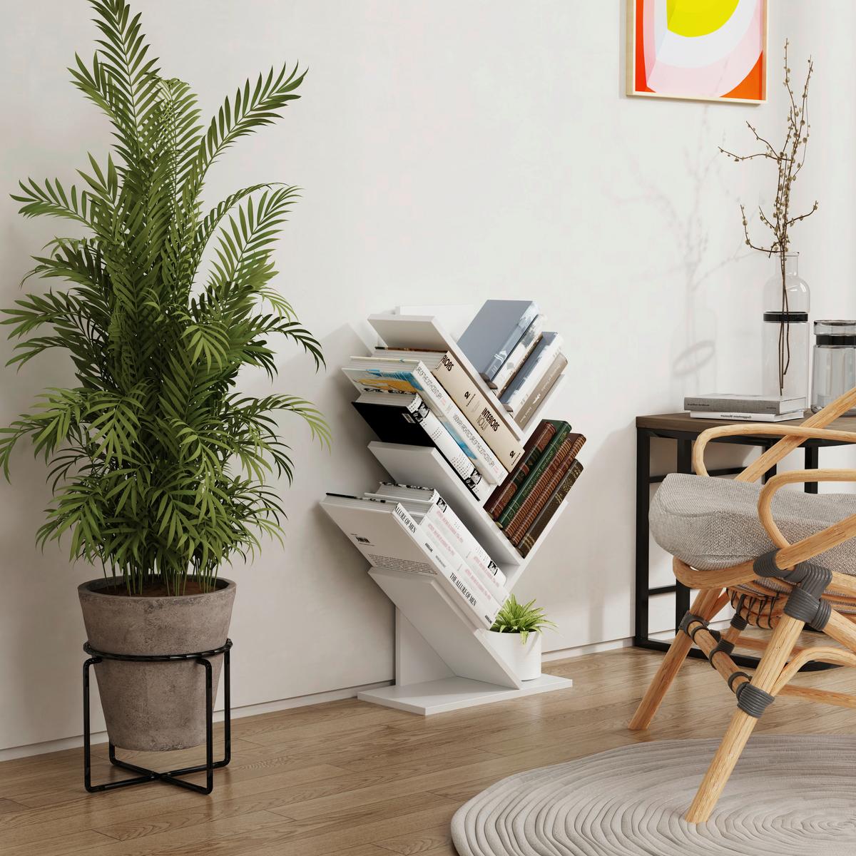 REGAL NULIS L - Weiss, Design, Holzwerkstoff (40/77/20cm) - MID.YOU
