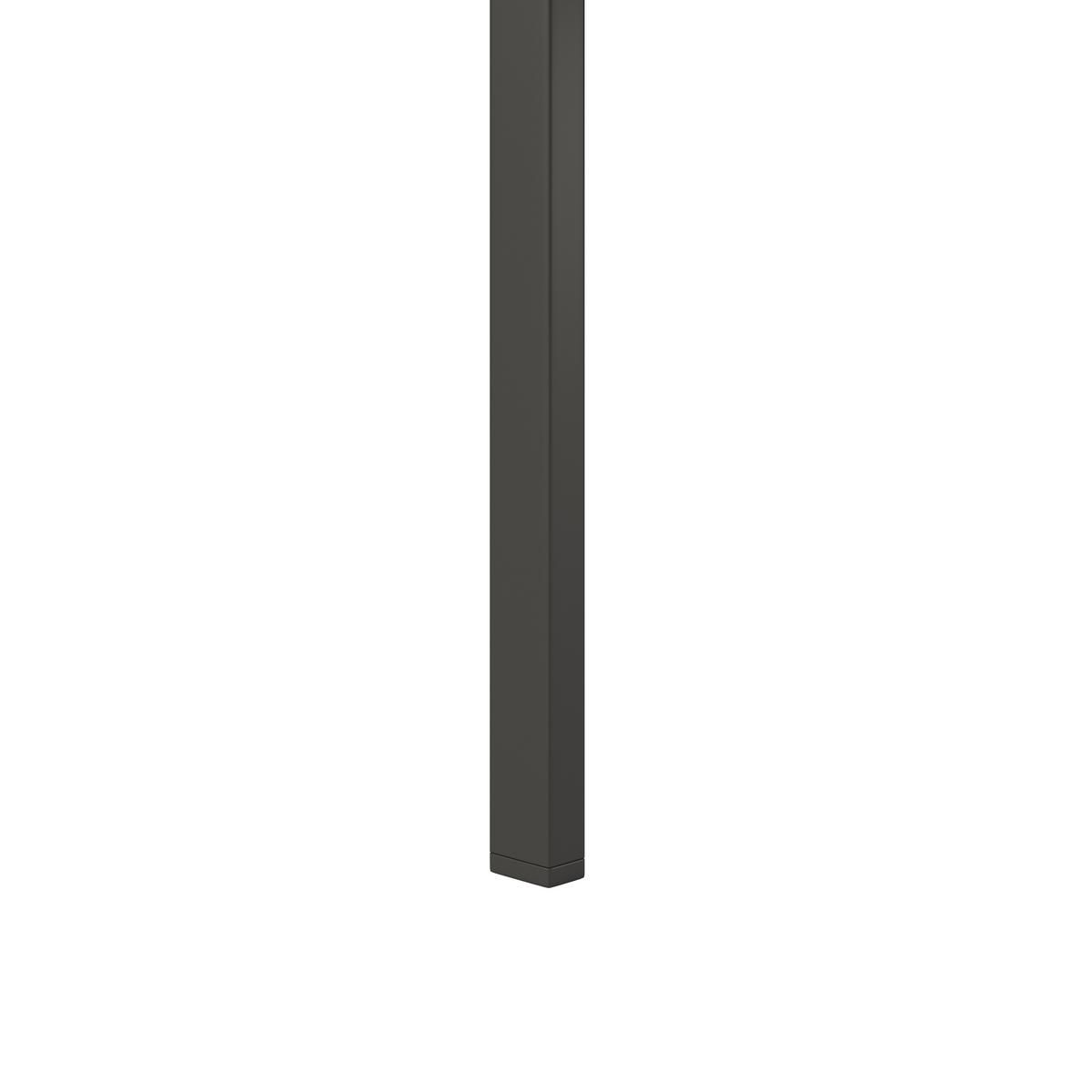 KRZESŁO OGRODOWE ISCHIA - antracytowy/szary, Modern, tworzywo sztuczne/metal (56.5/87/65cm) - Ambia Garden