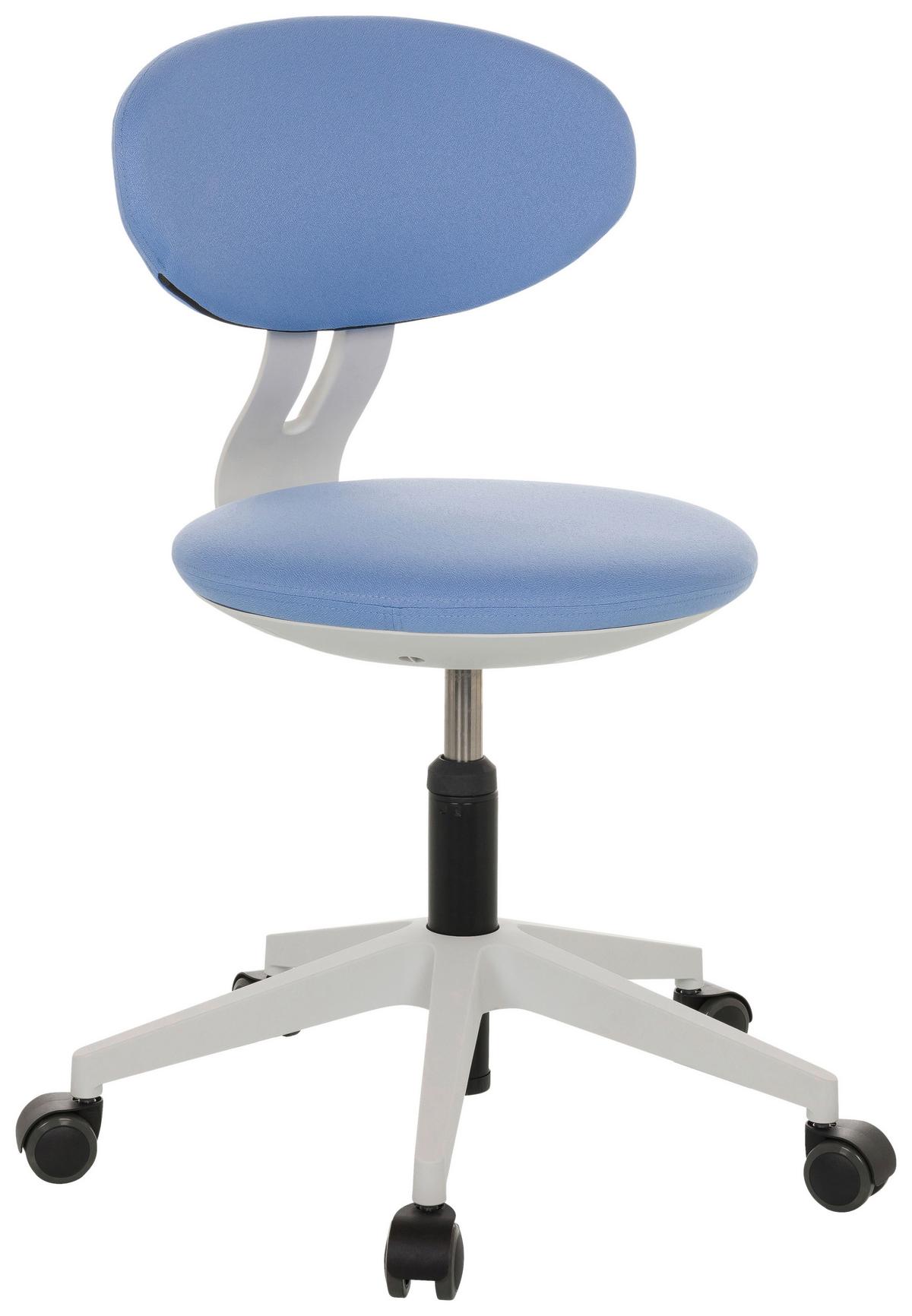 Jugenddrehstuhl Minimovo ca.42x66-87x52cm Blau - Blau/Grau, Basics, Kunststoff/Textil (42/66-87/52cm) - MID.YOU