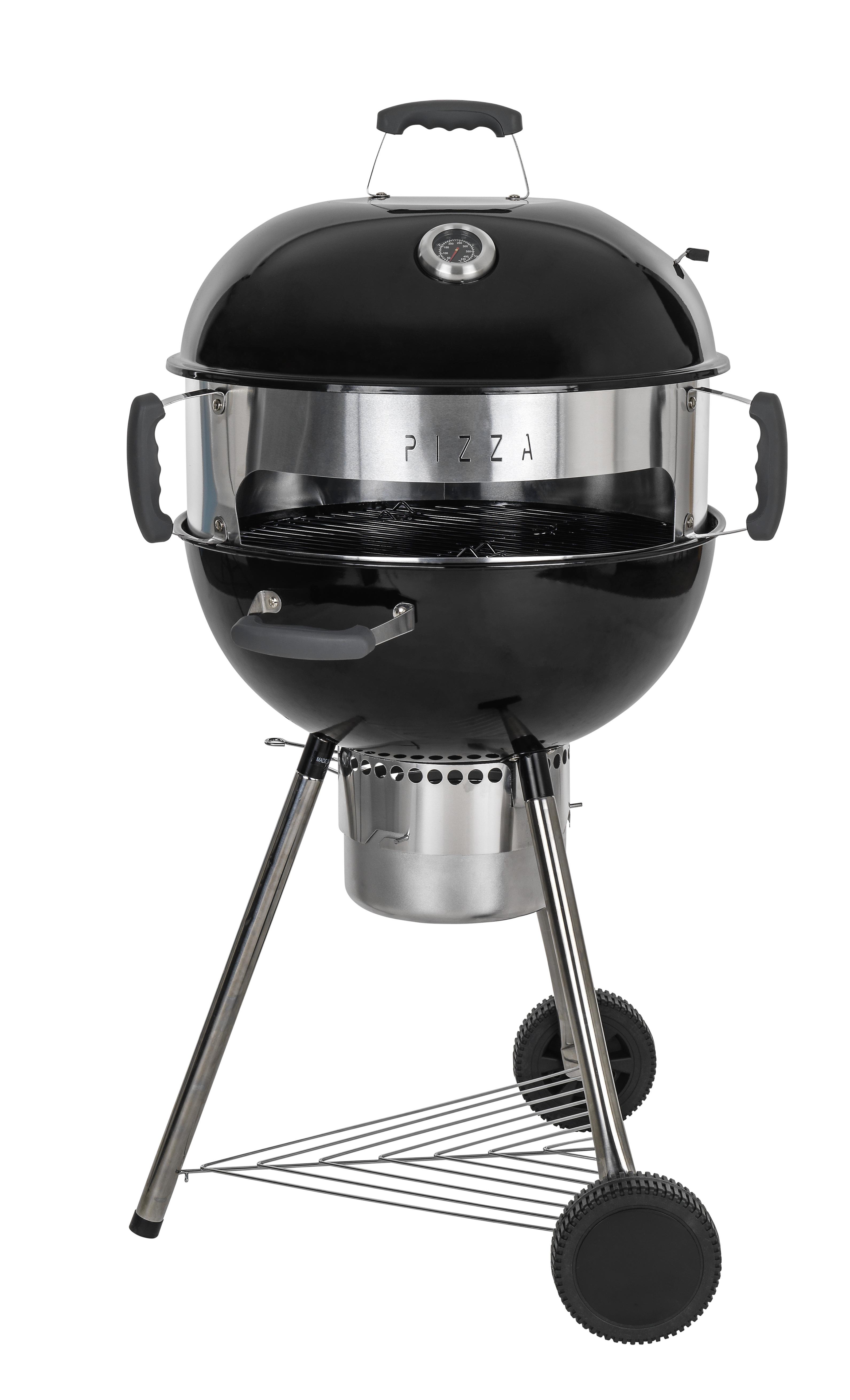 Gömbgrill Grillmax - ezüst/fekete, műanyag/fém (71,5/124/58cm) - Modern Living