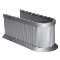 Szifontakaró 61546 Silber    -Sb- - ezüst, műanyag (11cm)