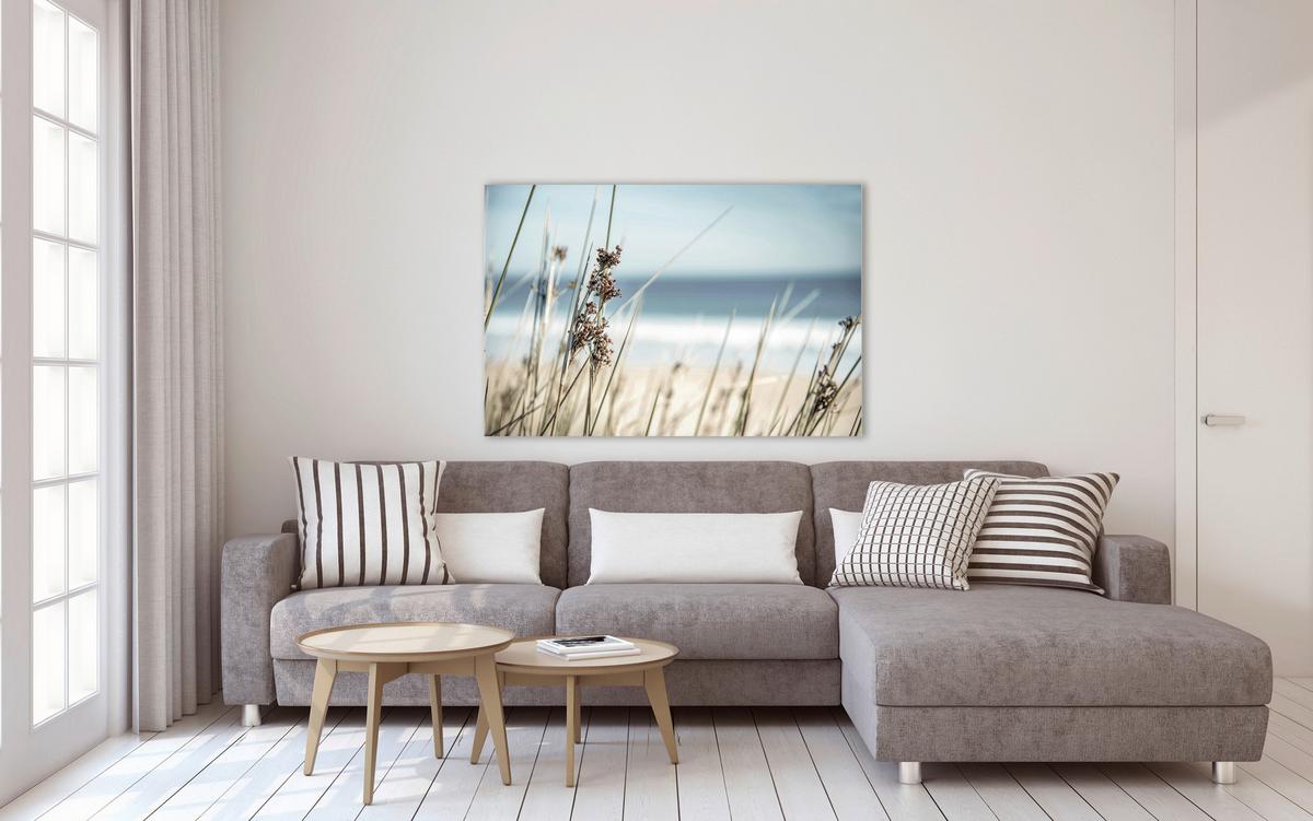 Slika Desteny 150x100cm - bijela/bež, Basics, drvni materijal (150/100/3.00cm) - Modern Living