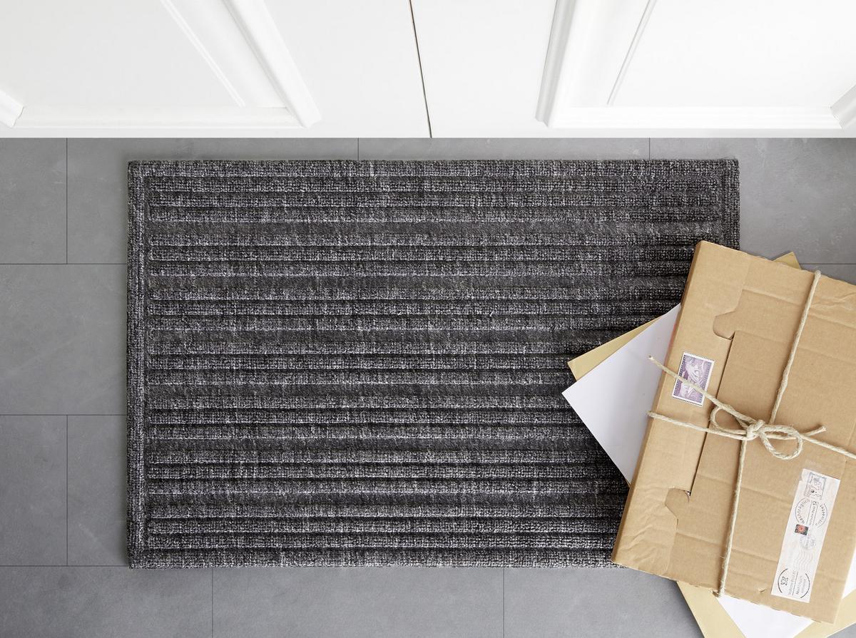 Fussmatte Bronx in Grau - Grau, Basics, Kunststoff (40/60cm) - Modern Living