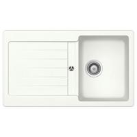 Pomivalno Korito Austin, 86x50cm - bela, Design, kamen (86/21/50cm) - Respekta