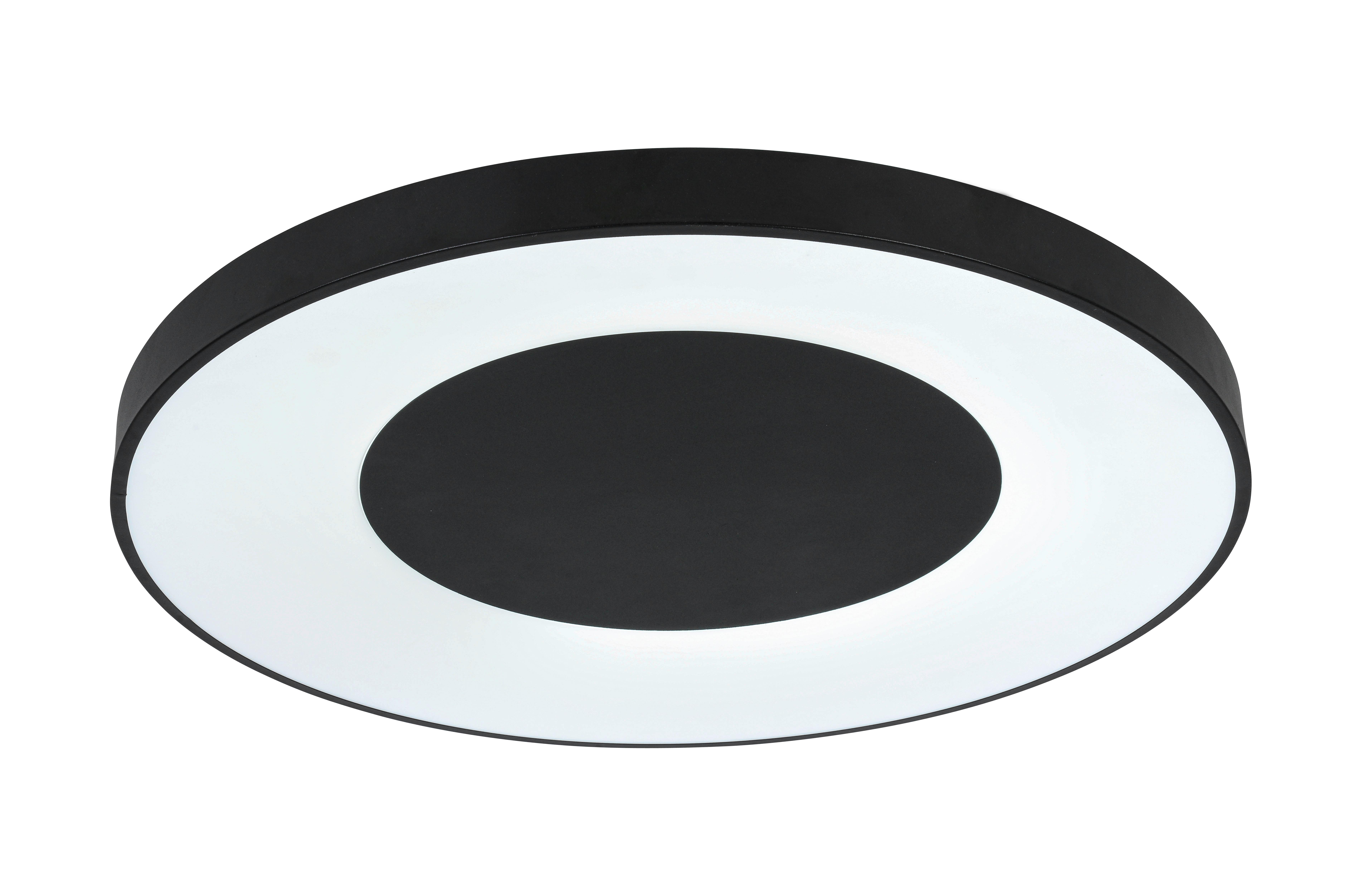 LED-TAKLAMPA JUMPO - vit/svart, Modern, metall/plast (70/7cm) - Mömax