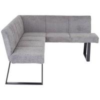 ŁAWKA NAROŻNA TAMPA - czarny/szary, Modern, metal/tkanina (202/160cm) - MID.YOU