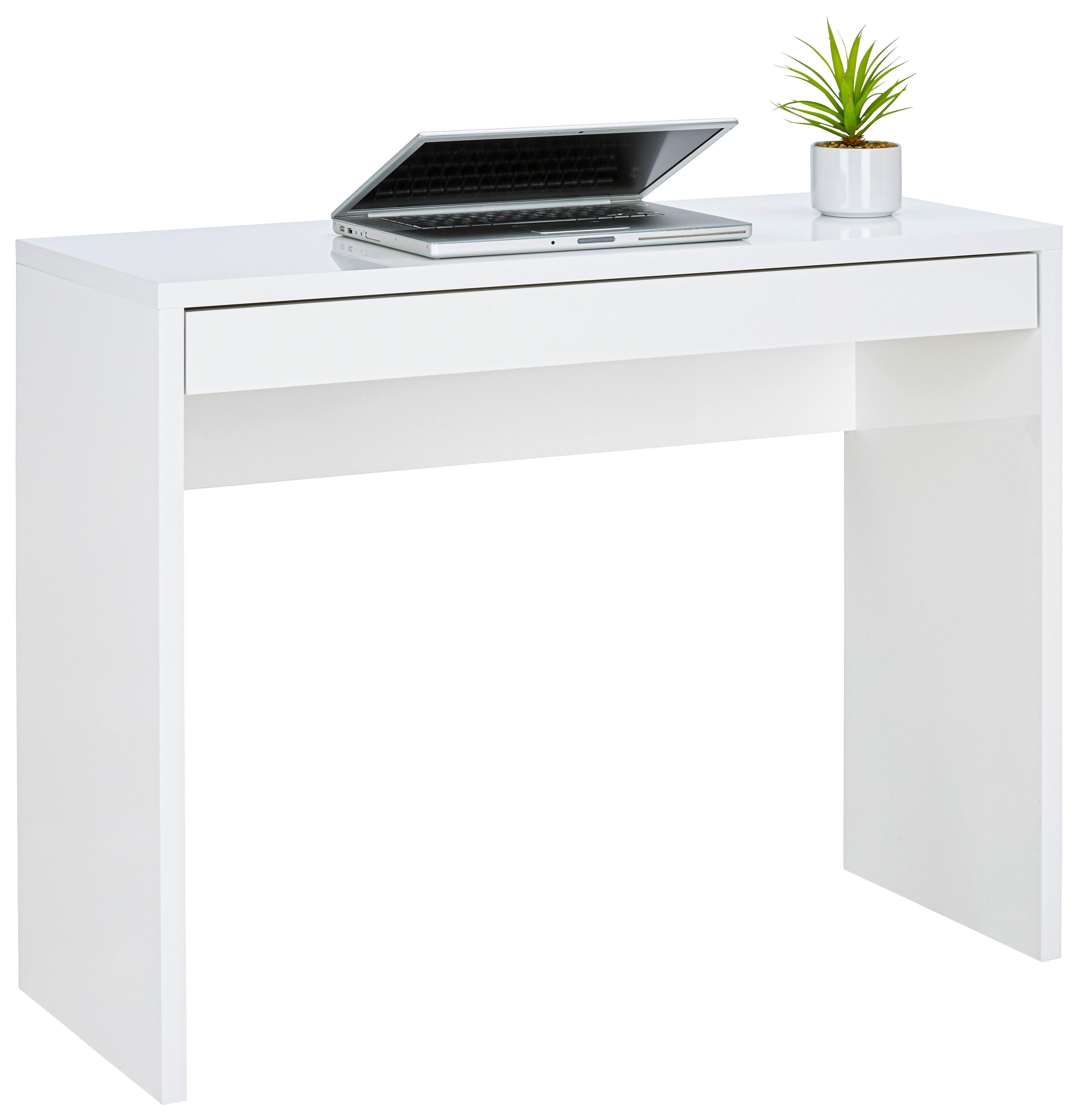 BIURKO UNICO IN - biały, Modern, materiał drewnopochodny (100/80/40cm) - Mömax