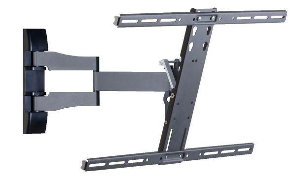 TV-Wandhalter WS 100 ca. 62x42 cm Schwarz - Schwarz, KONVENTIONELL, Metall (62/42/49cm) - MID.YOU
