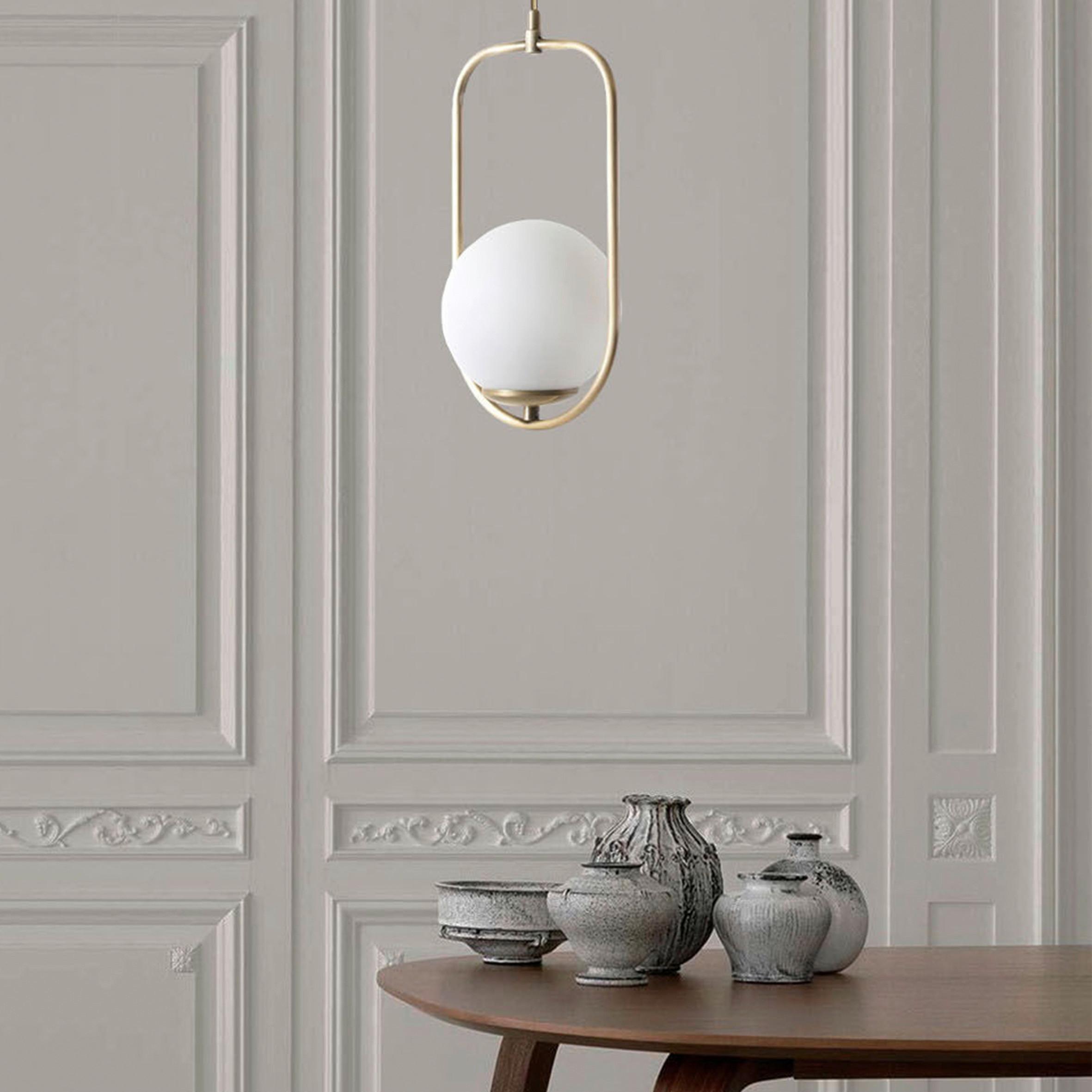 LAMPA SUFITOWA 3808007801 - biały/kolor miedziany, Trend, metal (70/18/18cm) - P & B