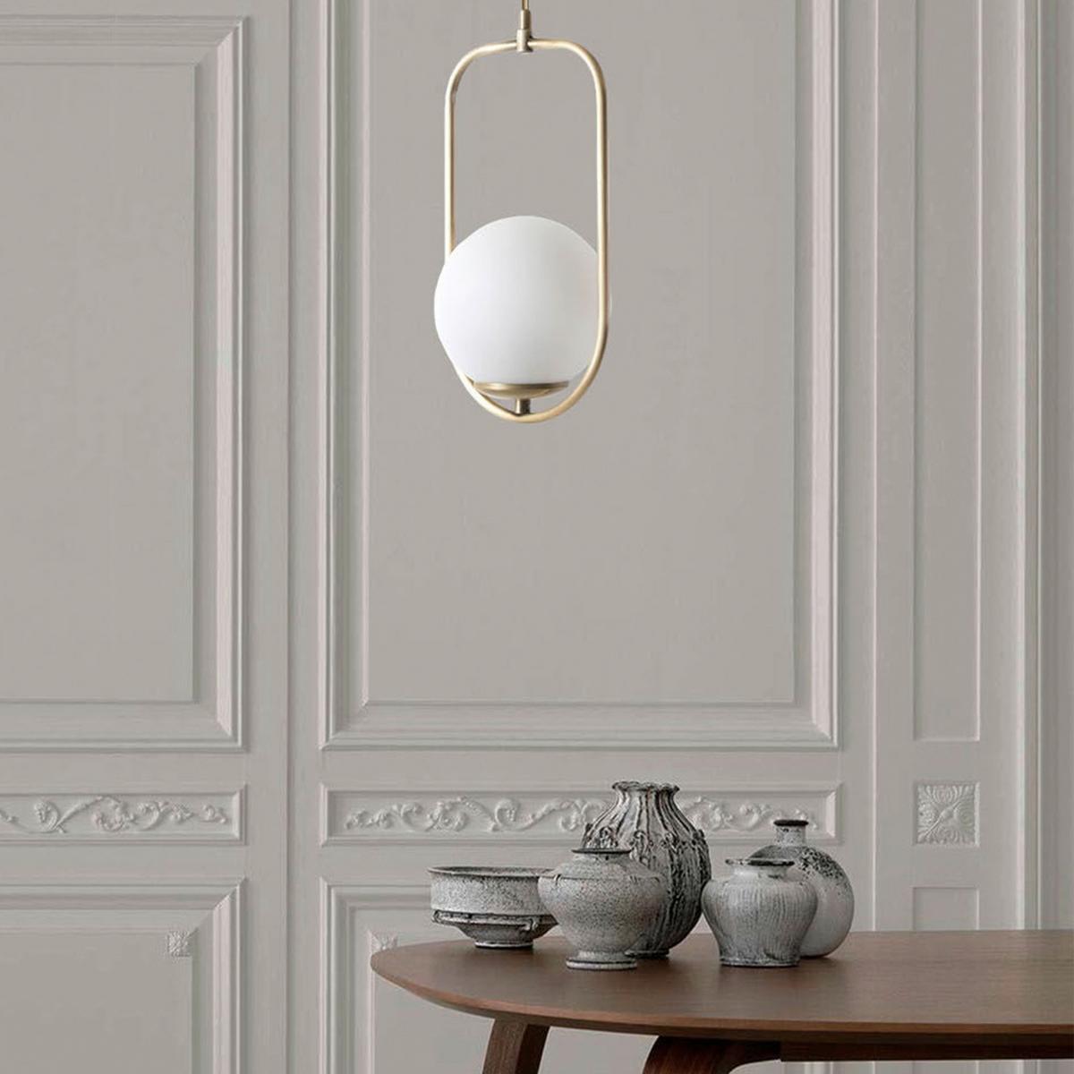LAMPA SUFITOWA 3808007801 - biały/kolor miedziany, Trend, metal (70/18/18cm) - P & B