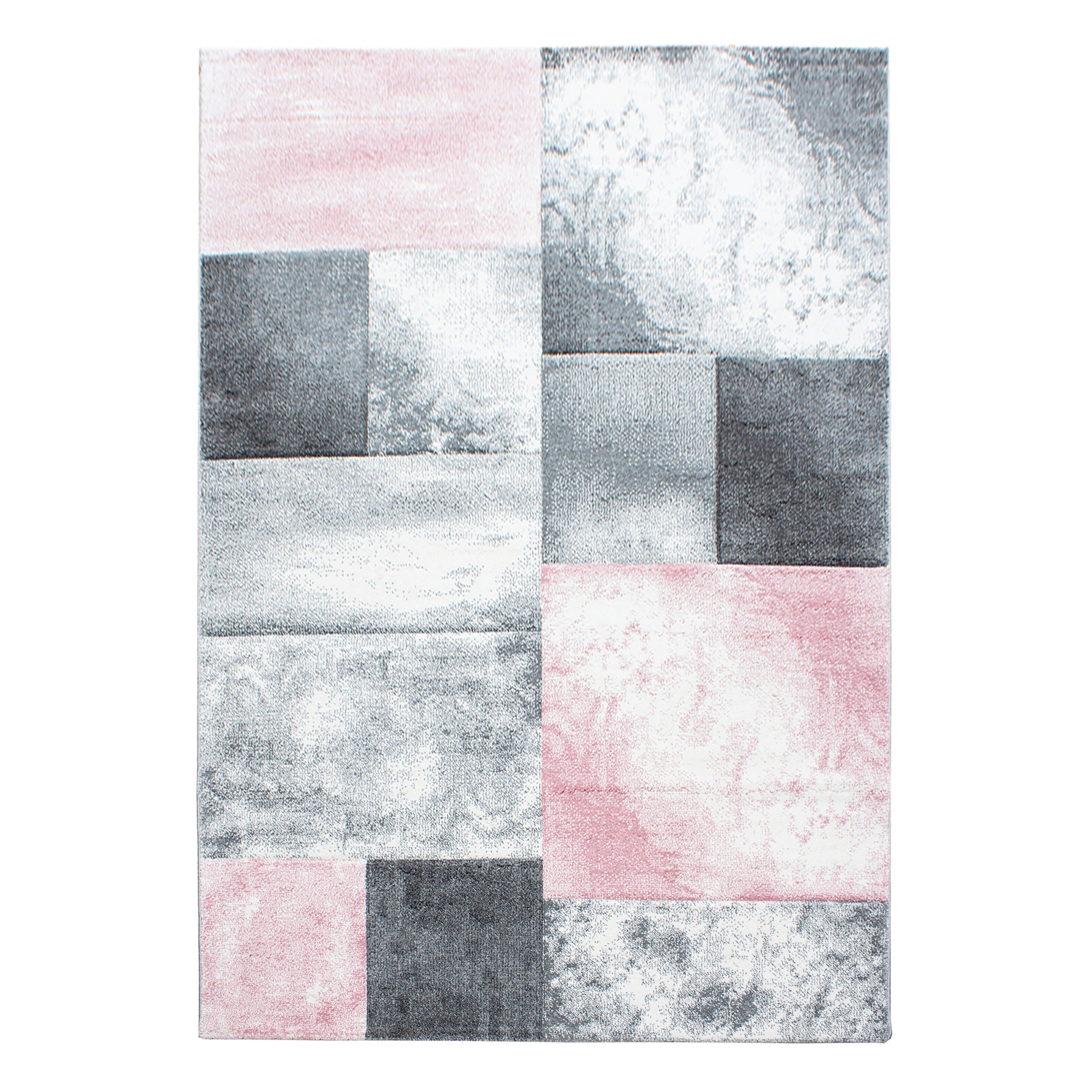Ravno Tkana Preproga Hawaii, Roza, 140x200cm - pink, Design, tekstil (140/200cm) - Novel