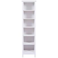Regal Chilly Home ca. 50x197x40 cm Weiß - Weiß, Design, Holz (50/197/39,5cm) - Livetastic
