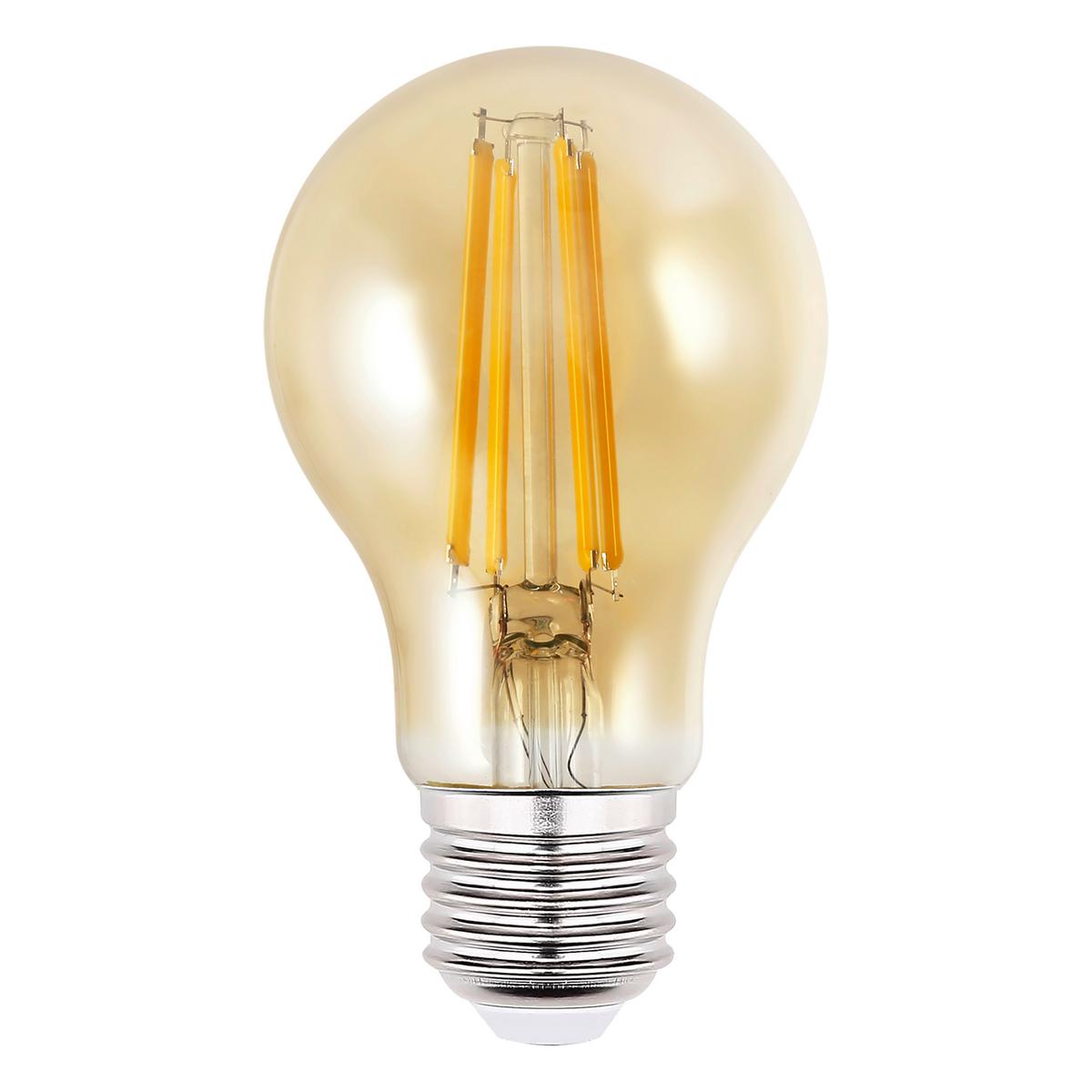 Led Žarulja 10582ak-3 - boje jantara, Konvencionalno, staklo/metal (6/10,6cm) - Mömax