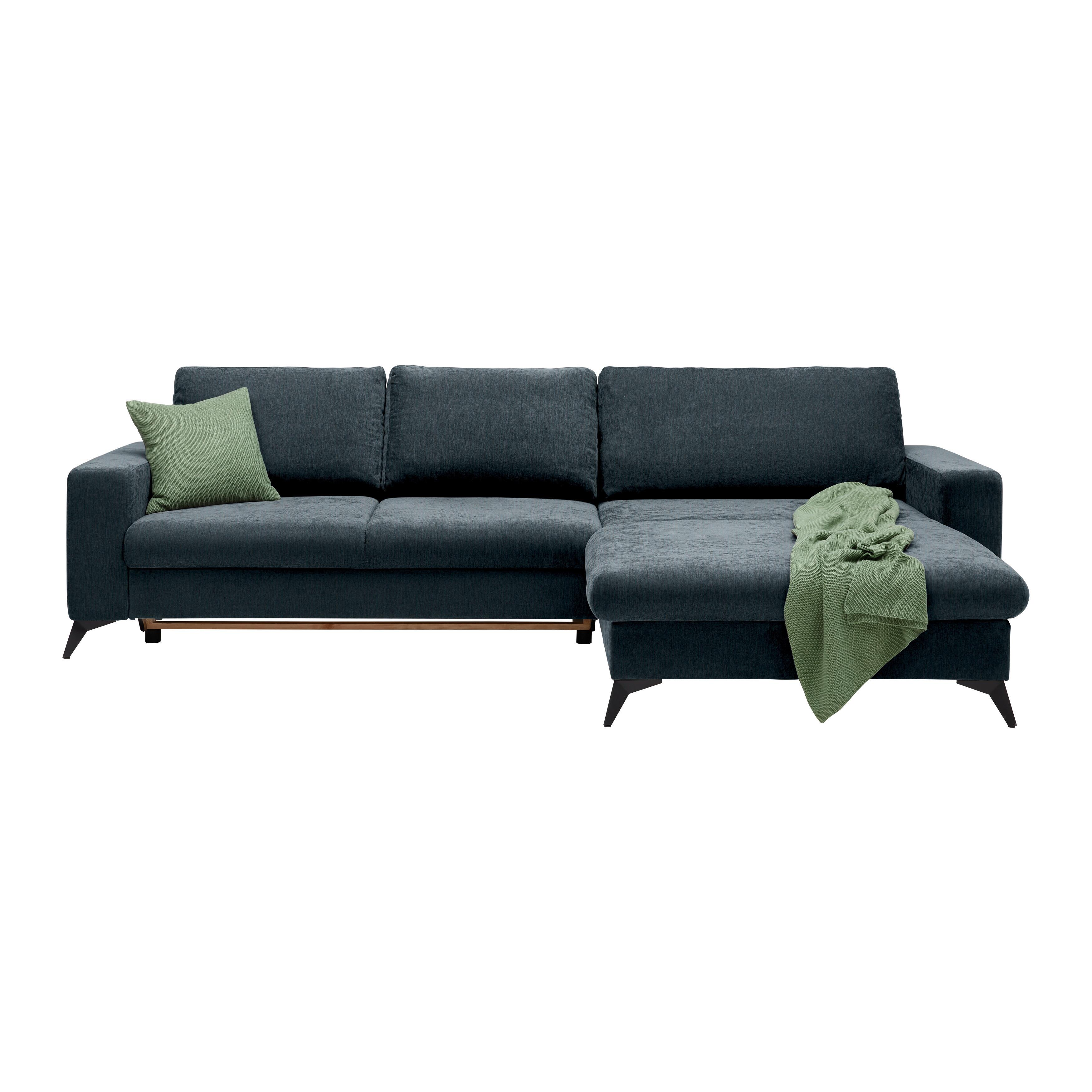 Ecksofa Sunny Petrol - Petrol, MODERN, Textil (290/87/178cm) - Mömax