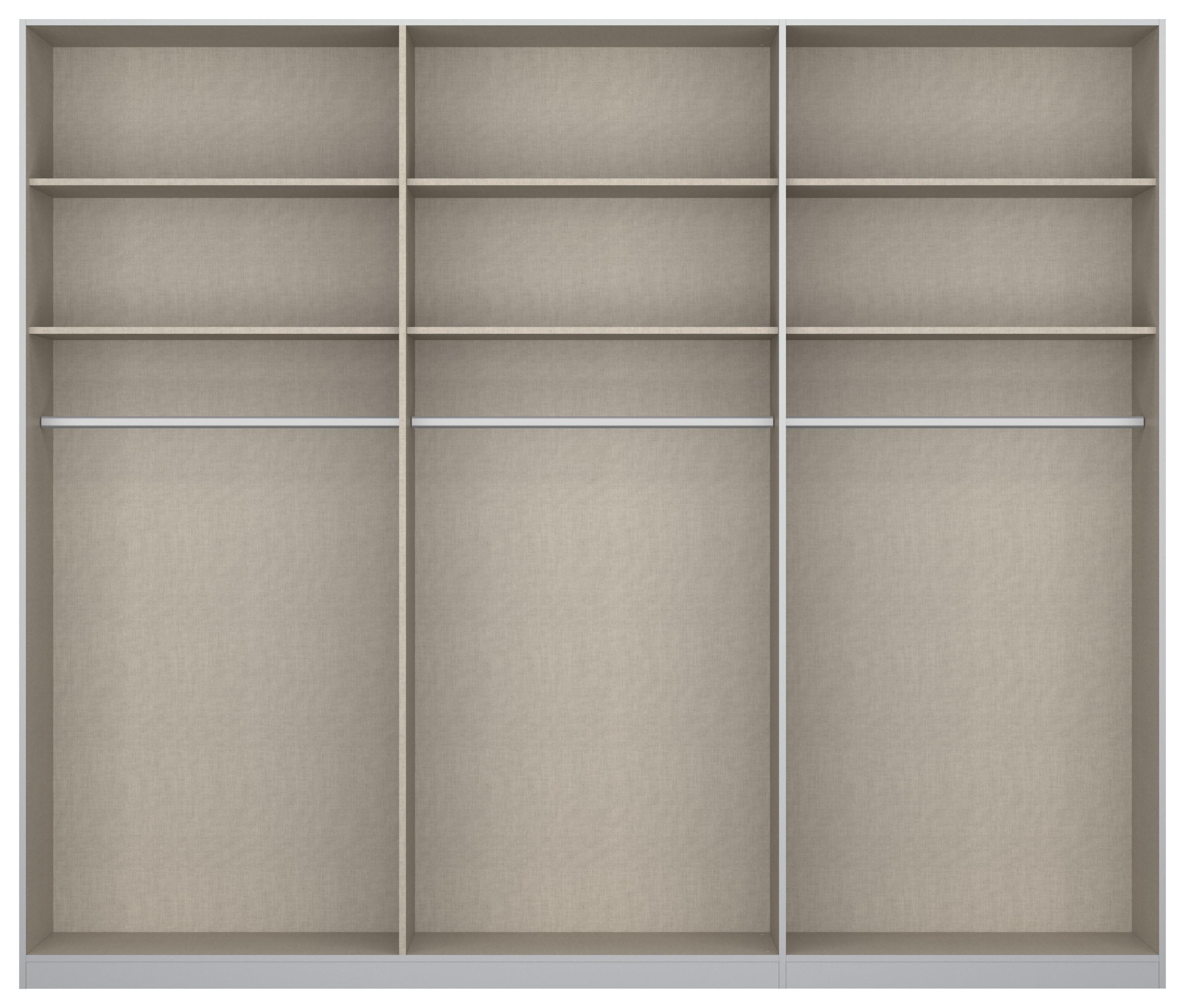 DULAP USI ROTATIVE ALABAMA - gri deschis/stejar Artisan, Modern, material pe bază de lemn (271/229/54cm)