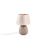LAMPA STOŁOWA R51531944 ARIANA - beżowy, Konventionell, tkanina/ceramika (24/35cm)