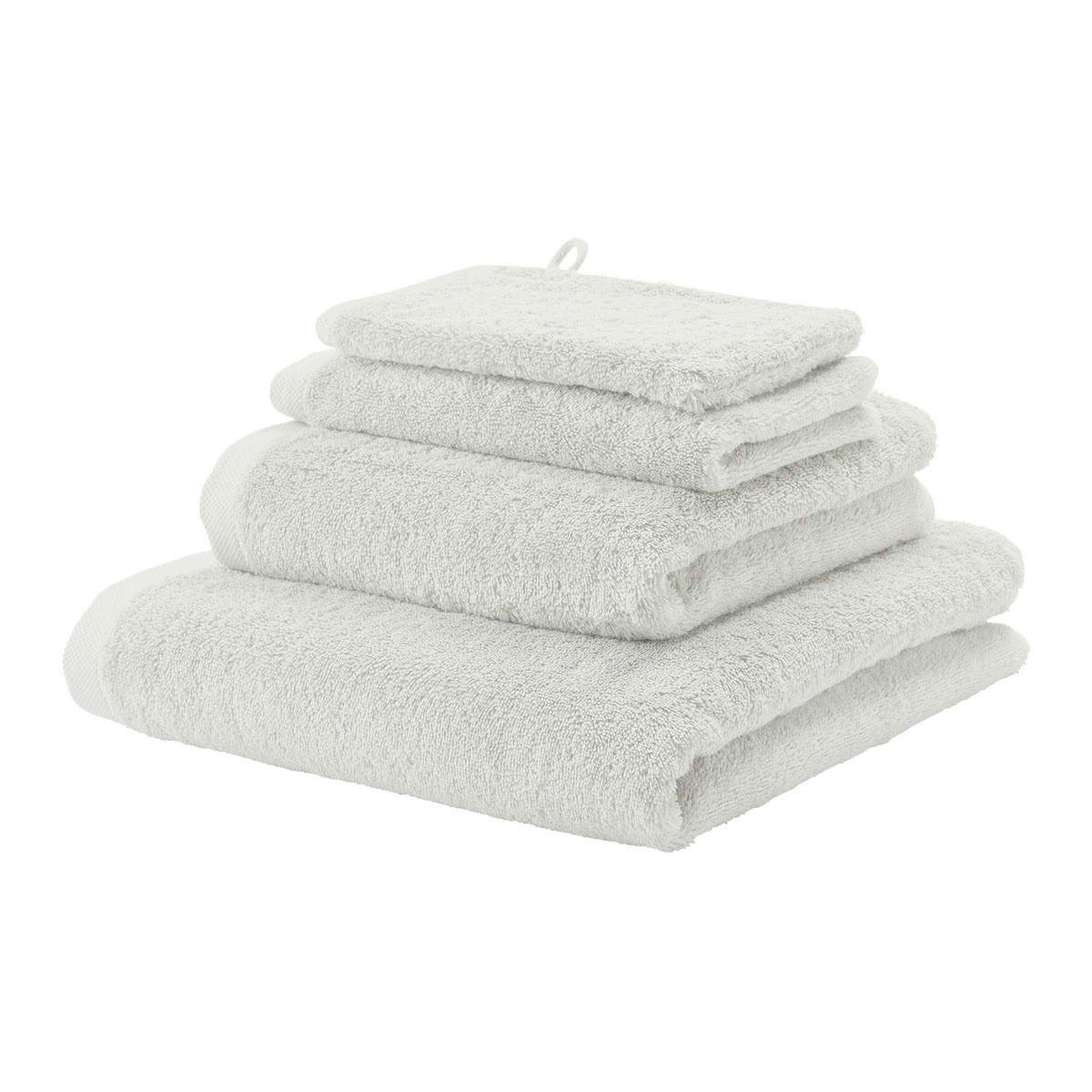 RĘCZNIK LONDON - jasnoszary, Basics, tkanina (55/100cm) - Aquanova