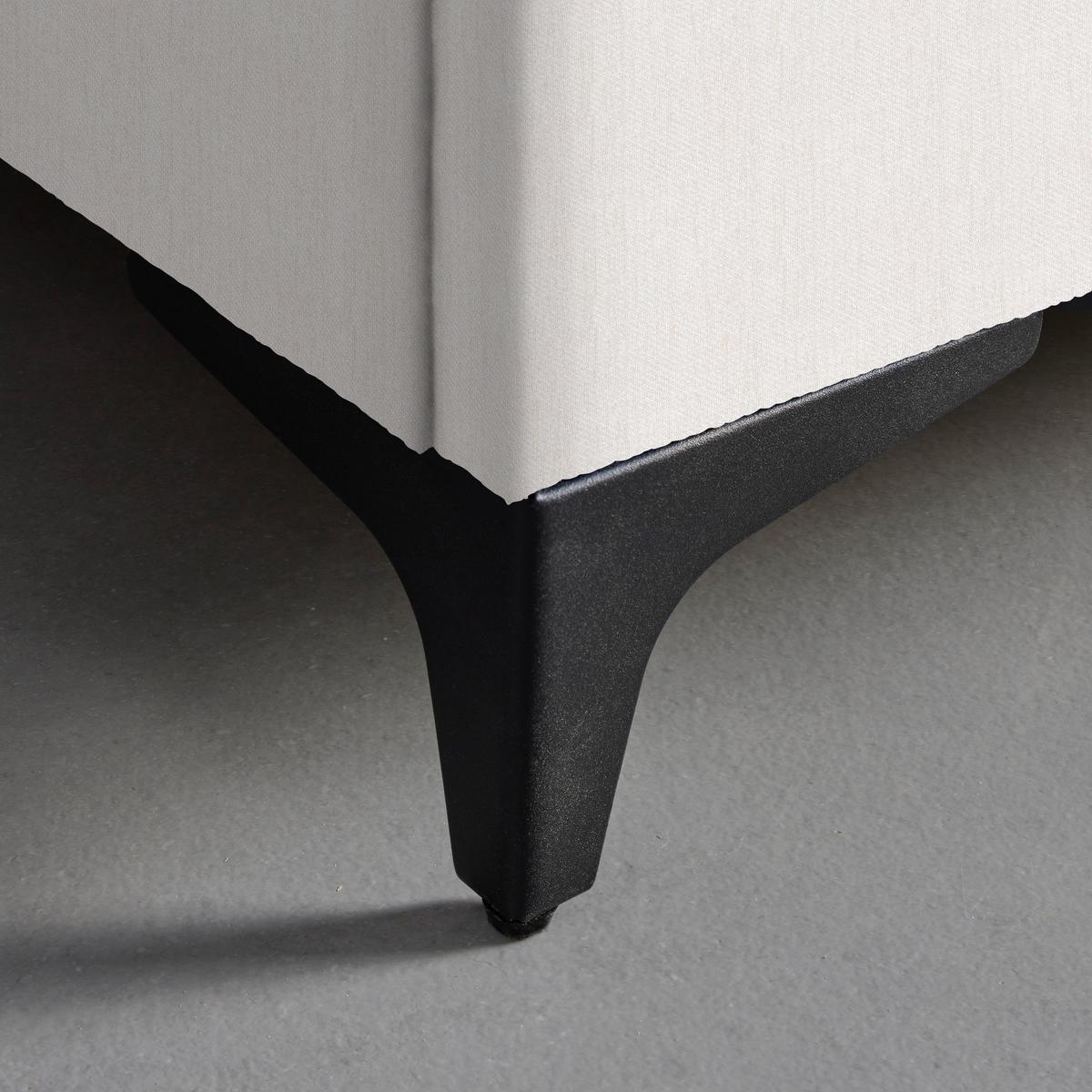 Box Krevet Jerry - crna/ecru, Konvencionalno, tekstil (100/200cm) - Modern Living