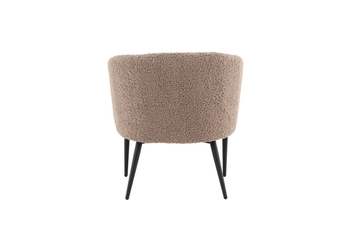 SESSEL FLUFFY - Design, Textil/Metall (83/70/64cm) - Livetastic