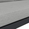TUINBANK LOAN - Antraciet/Donkergrijs, Modern, Hout/Textiel (210/84/78cm) - Bessagi Garden