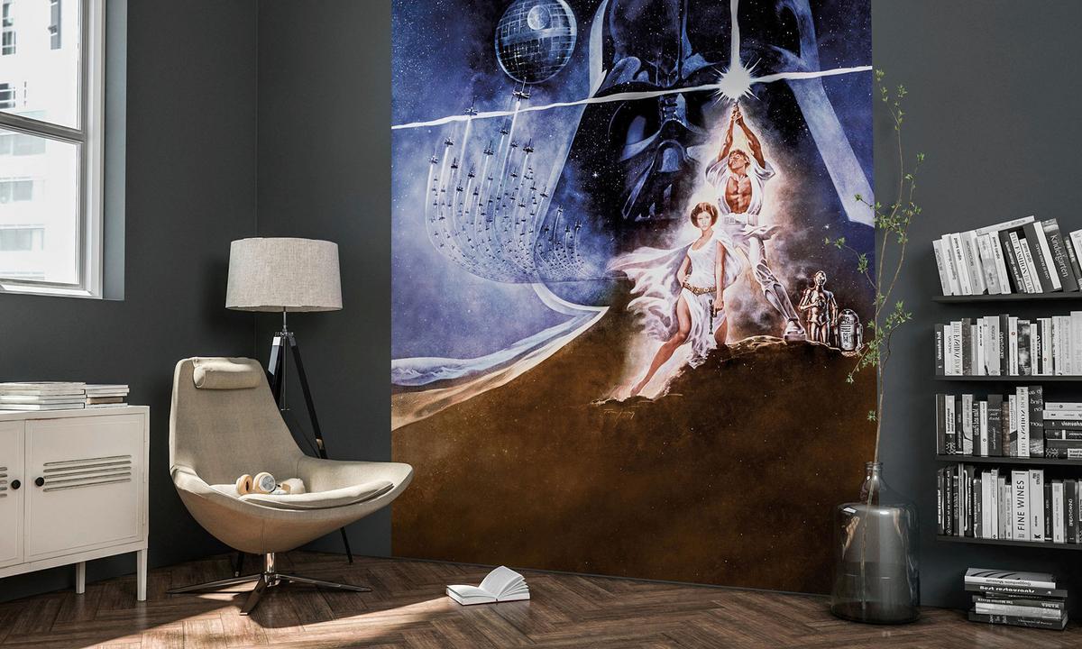 Vliestapete Star Wars Poster Classic 2 ca. 200x250cm - Multicolor, Basics (200/250cm) - Komar