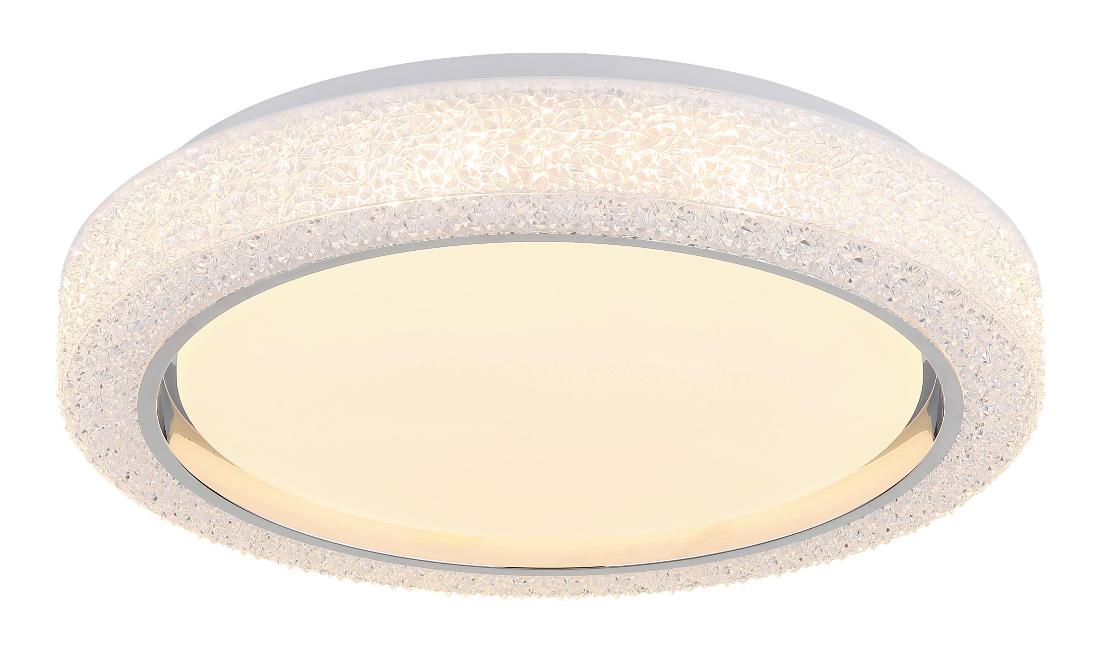 LED-DECKENLEUCHTE 41265CCT LIAMI - Weiss, Basics, Kunststoff/Metall (40/8cm) - Globo