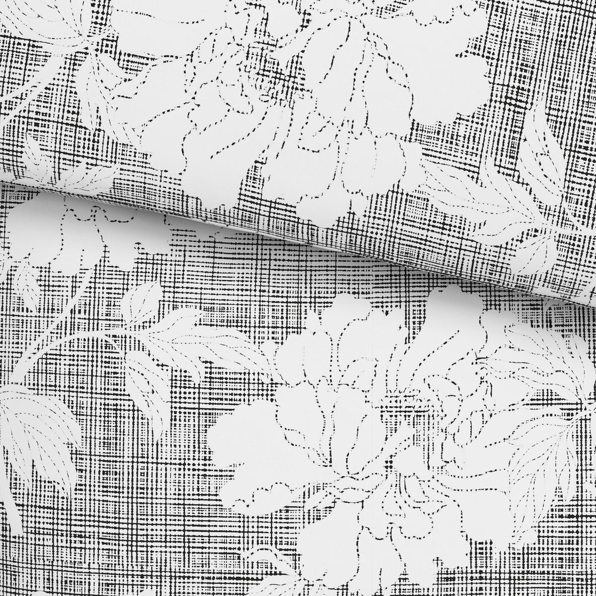 Posteljnina Gundi Xxl, Bela, Črna, 2x60/80, 200/200 - črna/bela, Romantika, tekstil (200/200cm) - Mömax