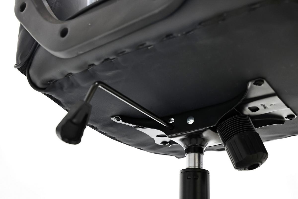 DREHSTUHL ZORA - Weiss/Schwarz, Modern, Kunststoff/Textil (60/113-123/73cm) - Mömax