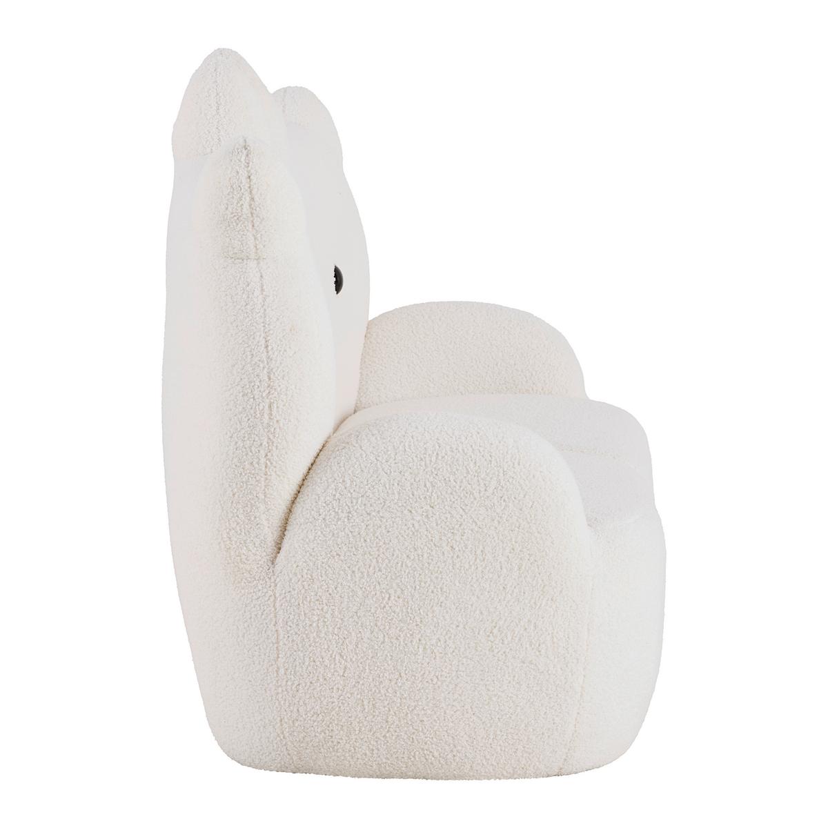 Sofa Kitti - bijela, Romantično / ladanjski, drvo/tekstil (121/78/58cm) - Premium Living