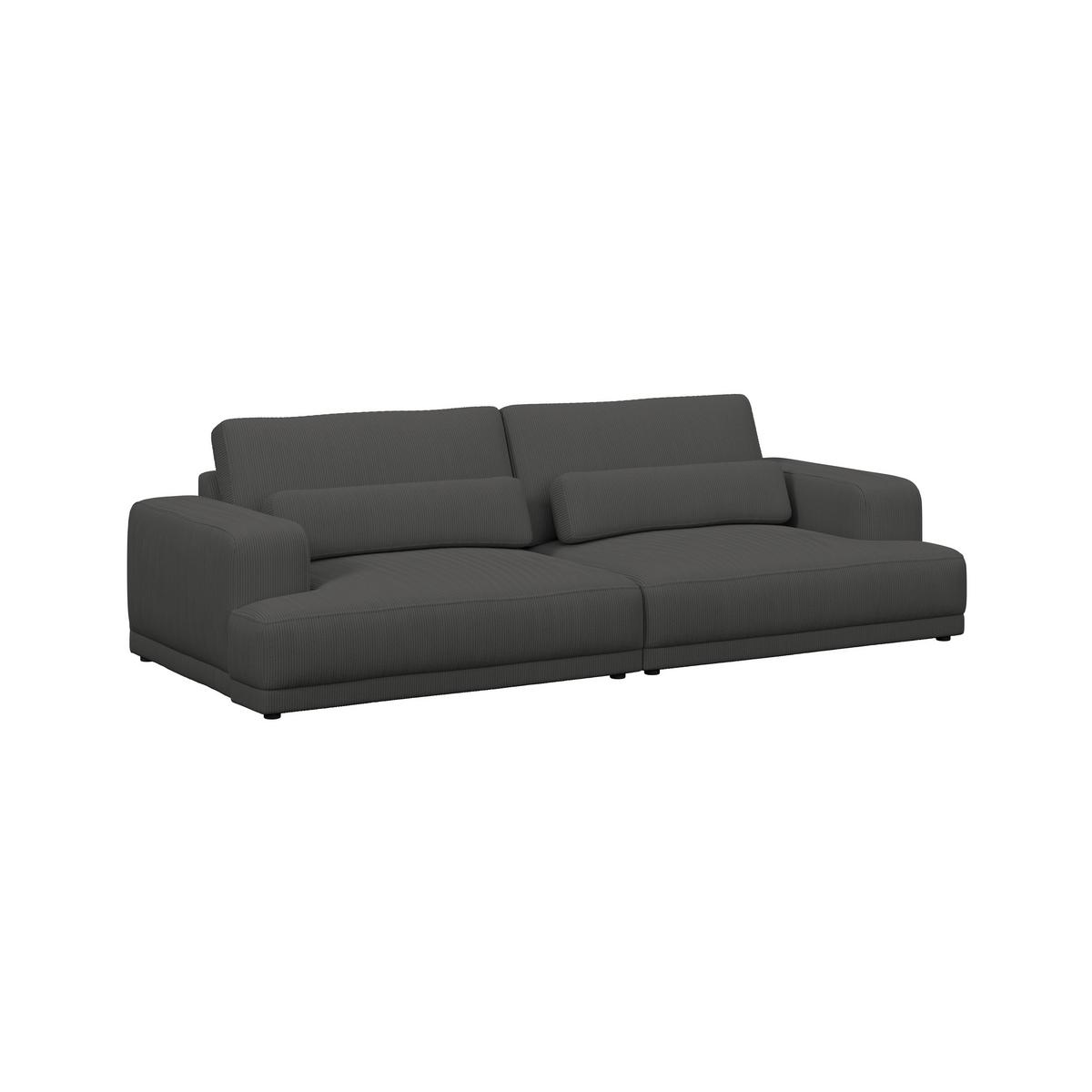 Velika Sofa Savona - antracit, Trend, tekstil (260/77/111cm) - Luca Bessoni