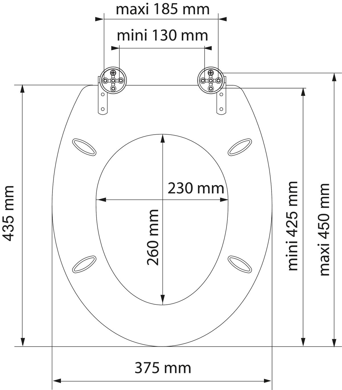 Deska Za Wc-školjko Balance -Sb- - bela, leseni material (37,5/1,7/45,0cm) - Schütte