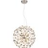 LED-TAKLAMPA CHEYENNE - klar/kromfärg, Basics, metall/glas (40/40/150cm)