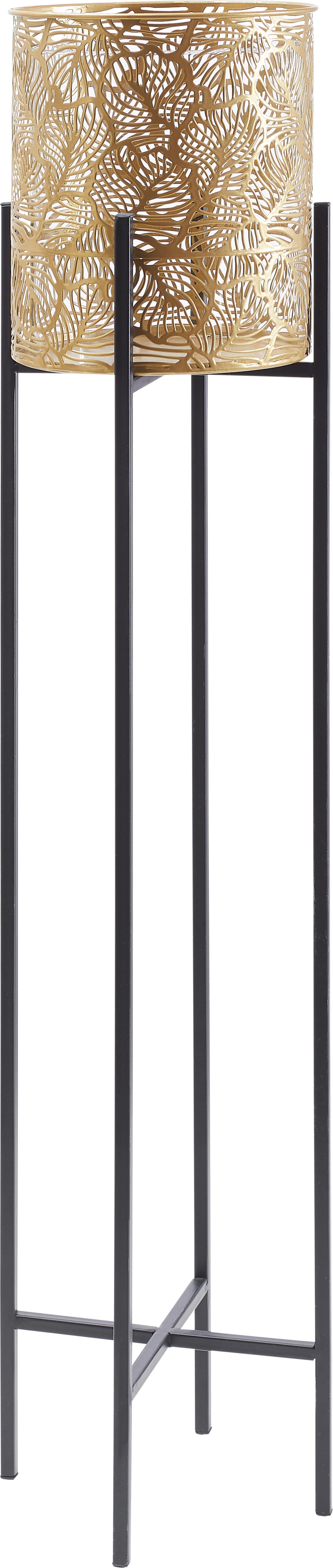 DONICZKA NA KWIATY GM60-4958 - czarny/kolor złoty, Lifestyle, metal (21,5/97,5cm) - Ambia Home