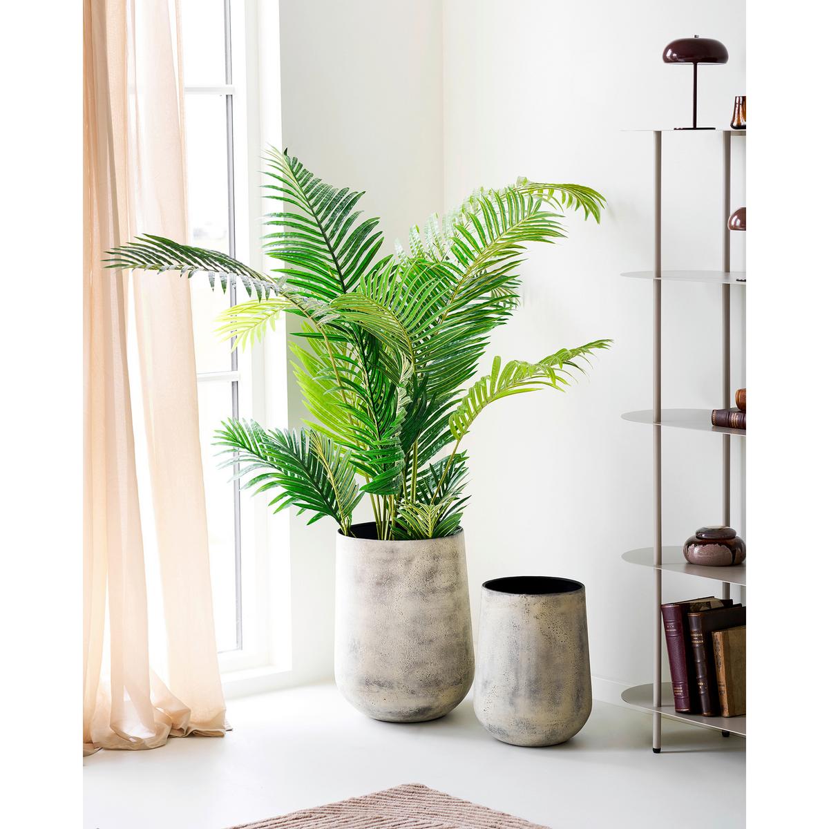Bodenvase Hou Decorative Pot Set Greige - Greige, Basics, Metall (30/35/38,5/48cm)