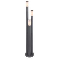 Zunanja Svetilka Boston, 60 W - opal/antracit, Basics, kovina/umetna masa (28/170cm) - Globo
