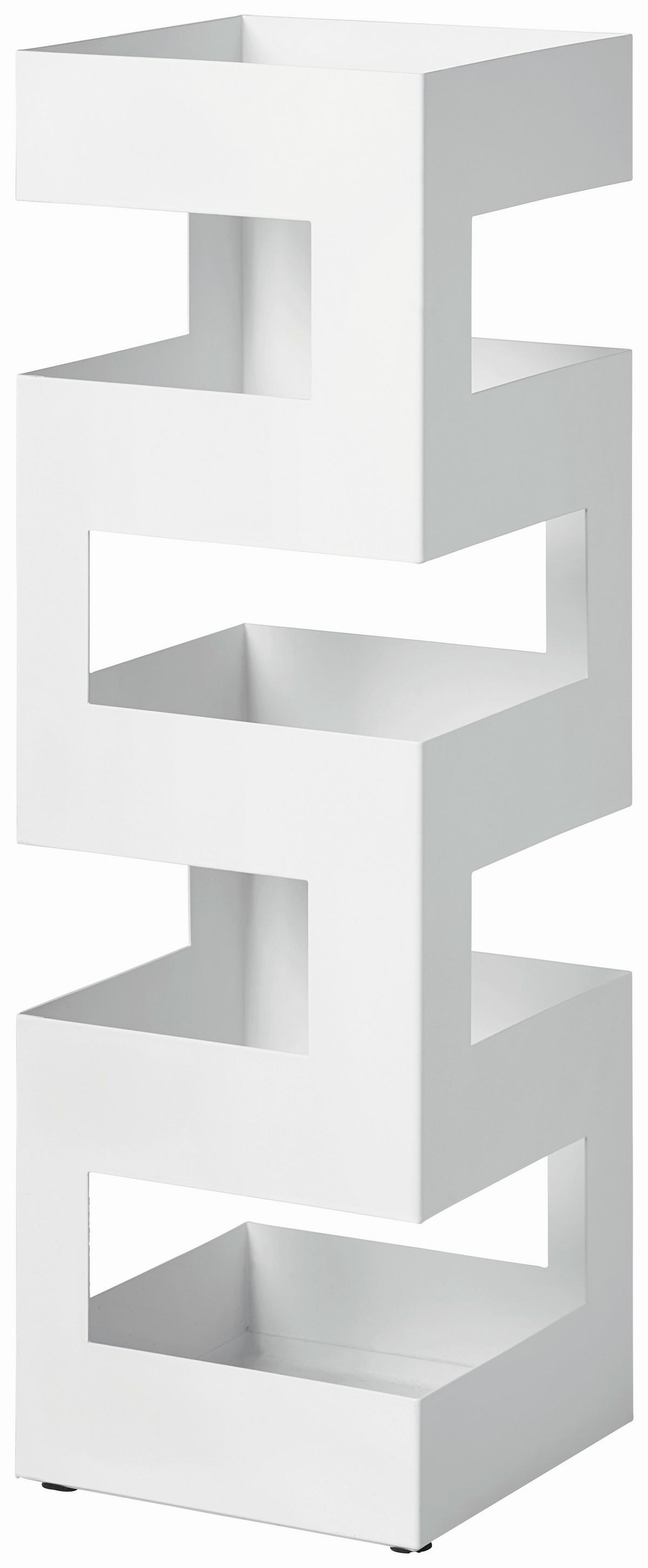 Stalak Za Kišobrane Pop 5 - bijela, Moderno, metal (16/48/16cm) - Modern Living