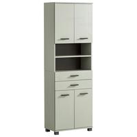 Visoka Omara Palermo, Pastelno Zelena - črna/pastelno zelena, Konvencionalno, kovina/umetna masa (60/181/33cm) - Stylife