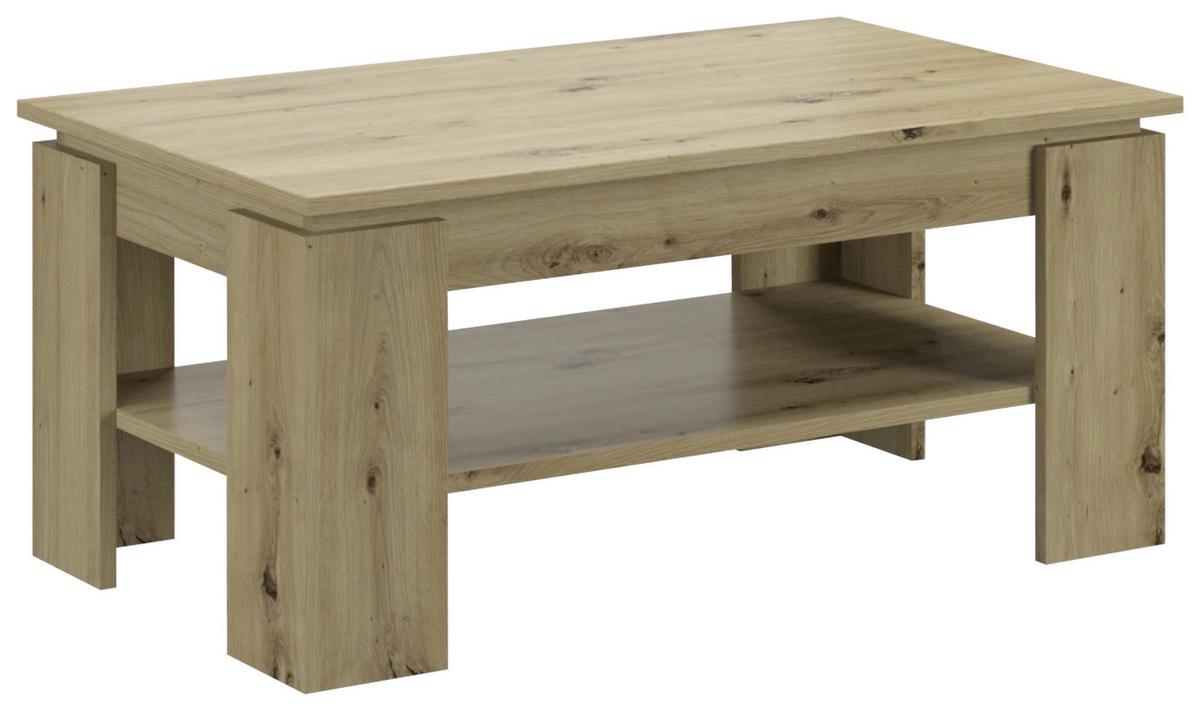 Couchtisch Titan ca. 100x60x45 cm Eiche - Design, Holzwerkstoff (100/60/45cm) - MID.YOU