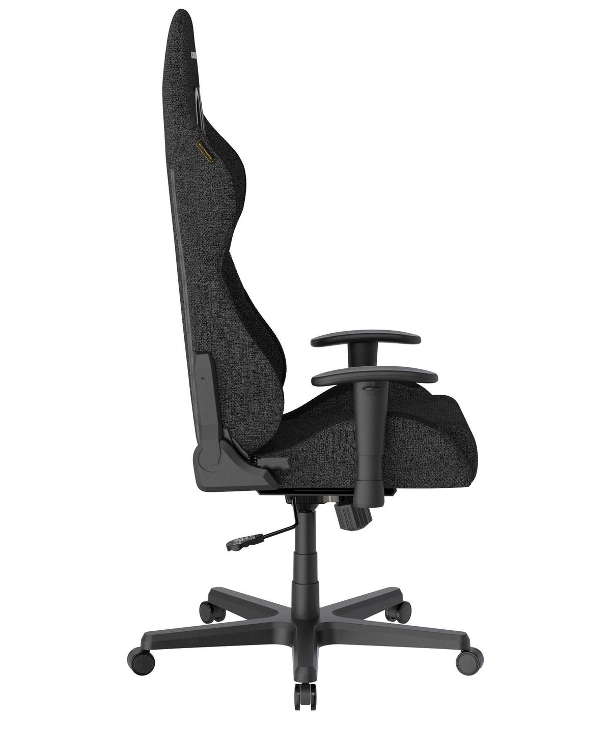 Gamingstuhl Formula Schwarz - Schwarz, KONVENTIONELL, Kunststoff/Textil (70/129/70cm) - Dxracer