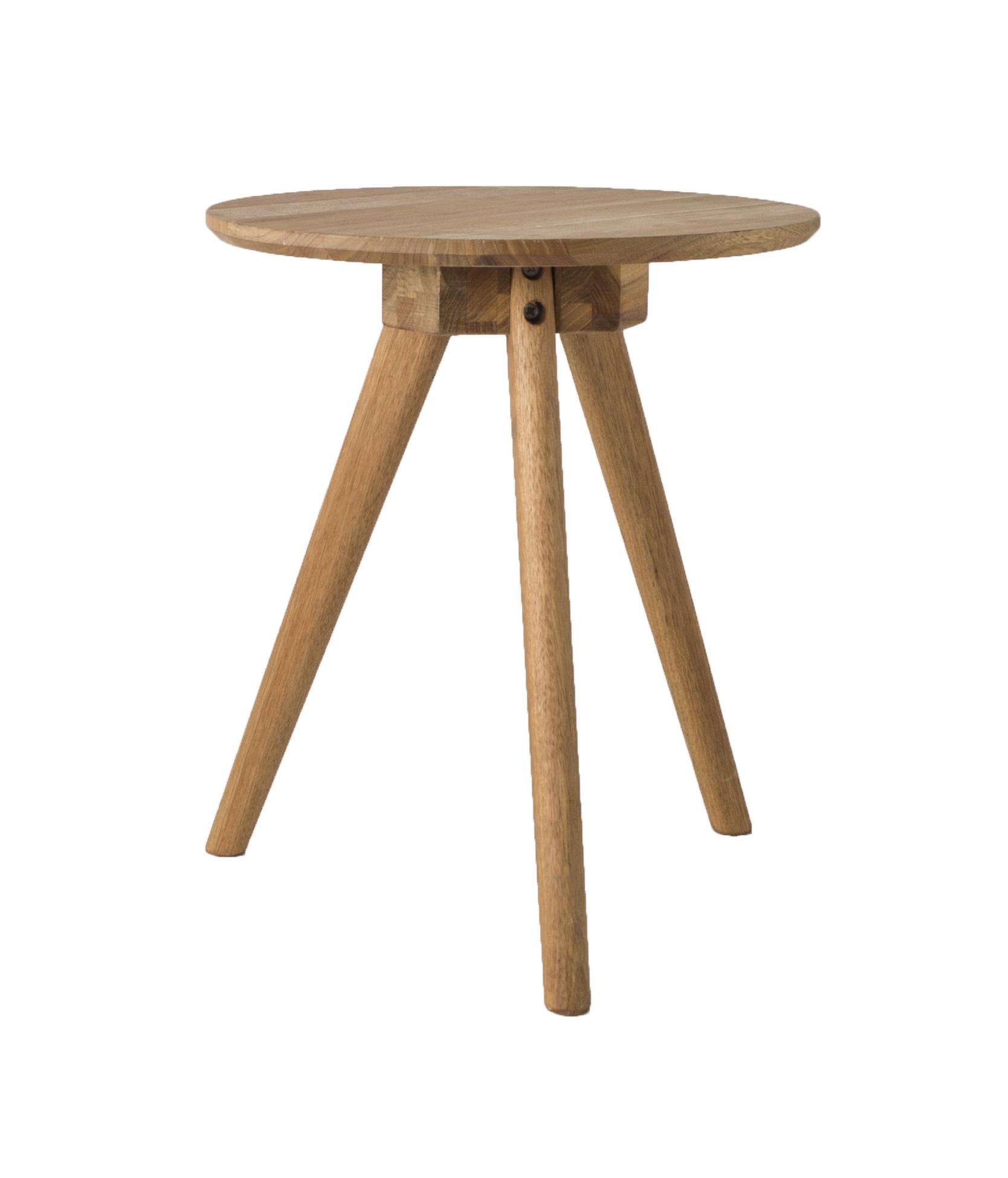 Beistelltisch in Naturfarben Echtholz - Konventionell, Holz (40/40cm) - Modern Living