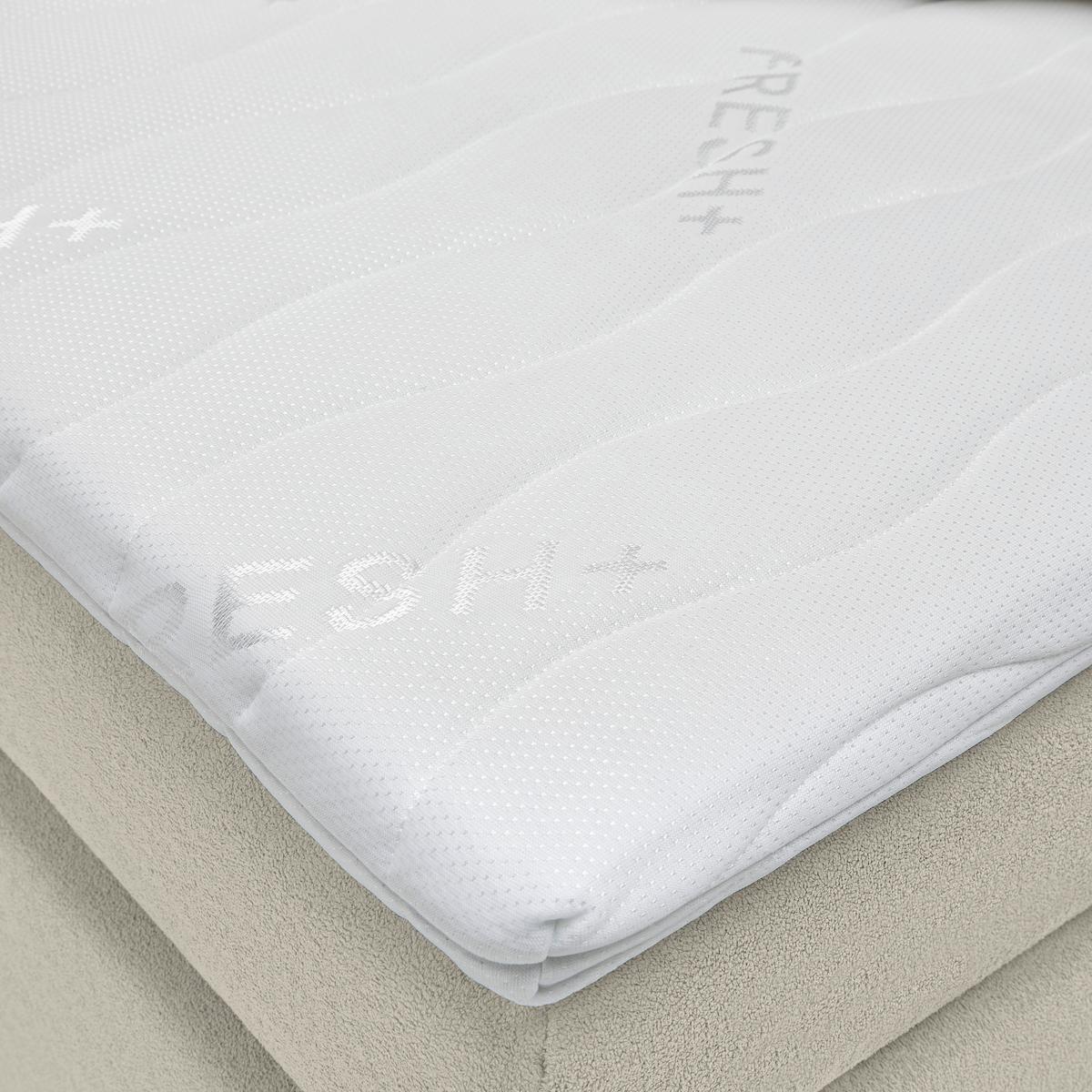BOXSPRINGBETT MIRA 2 -EXKLUSIV- -BASED- - Beige, Modern, Holz/Kunststoff (180/200cm) - Based