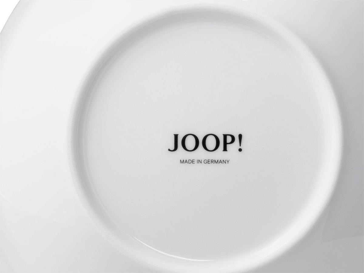 KOMPLET TALERZY OBIADOWYCH 13885-522008-28655 - biały, Design, ceramika (28cm) - Joop!