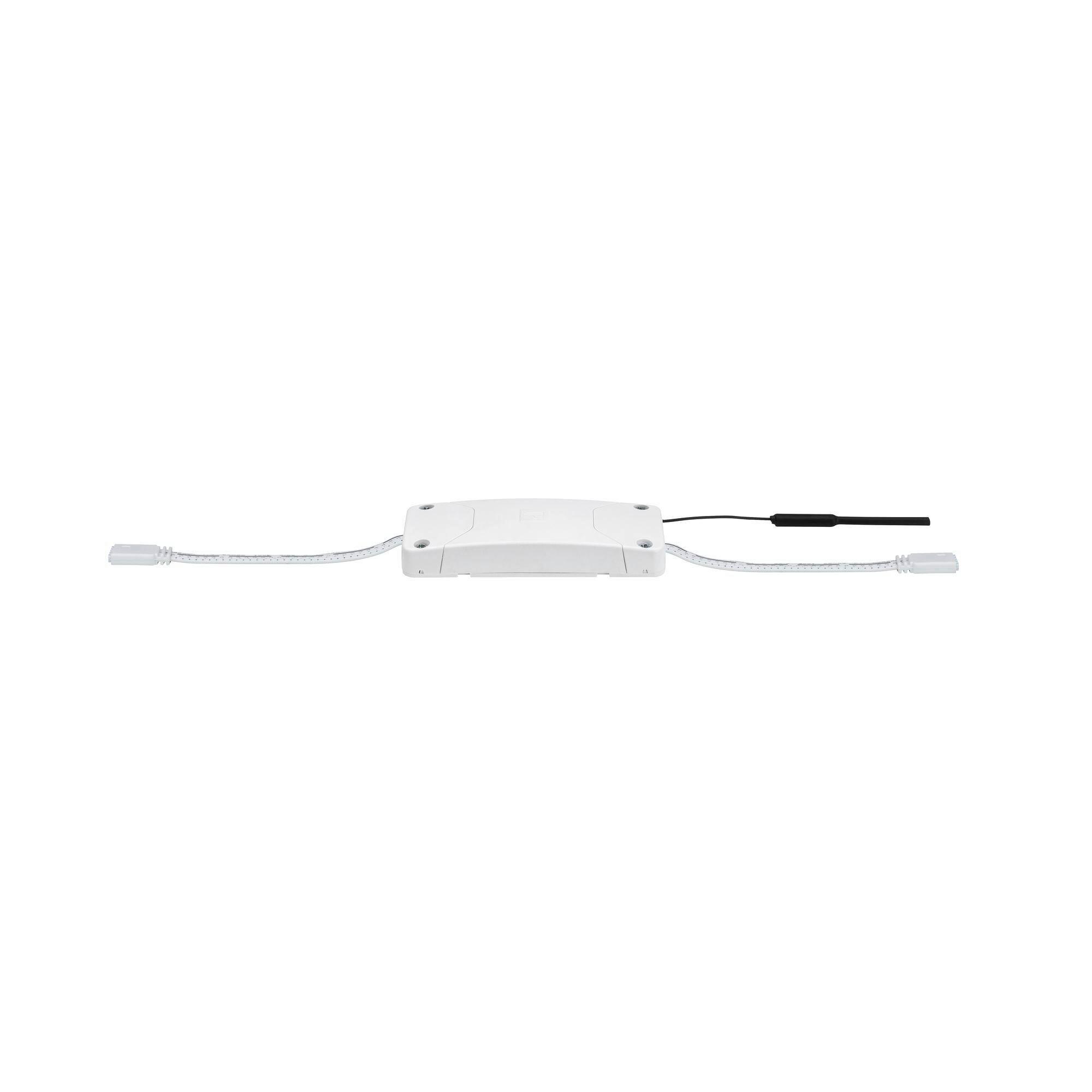 LED-Strip Switch Dimm Controller in Weiß/Grau - Weiß/Grau, Basics, Kunststoff (3,8/1,8cm) - Paulmann