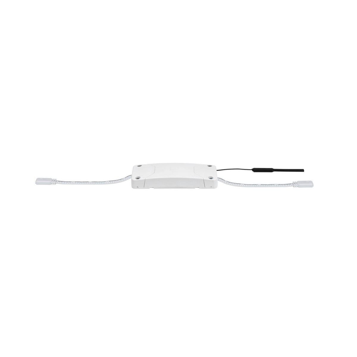 LED-Strip Switch Dimm Controller in Weiß/Grau - Weiß/Grau, Basics, Kunststoff (3,8/1,8cm) - Paulmann
