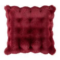 Fellkissen Bella Rot ca. 45x45cm - Rot, MODERN, Textil (45/45cm) - Premium Living