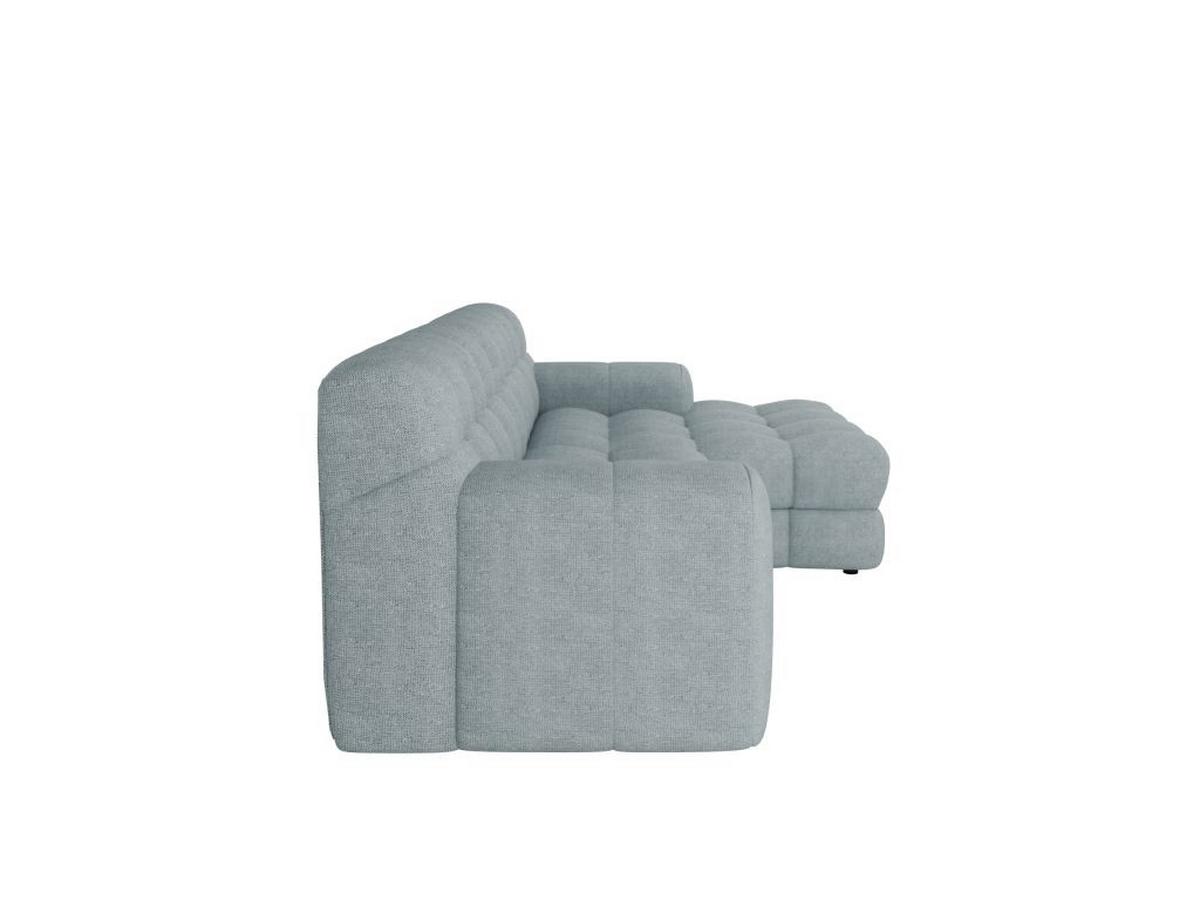 Kutna Garnitura Karl - plavkastosiva/crna, Moderno, tekstil/plastika (287/169cm) - Modern Living