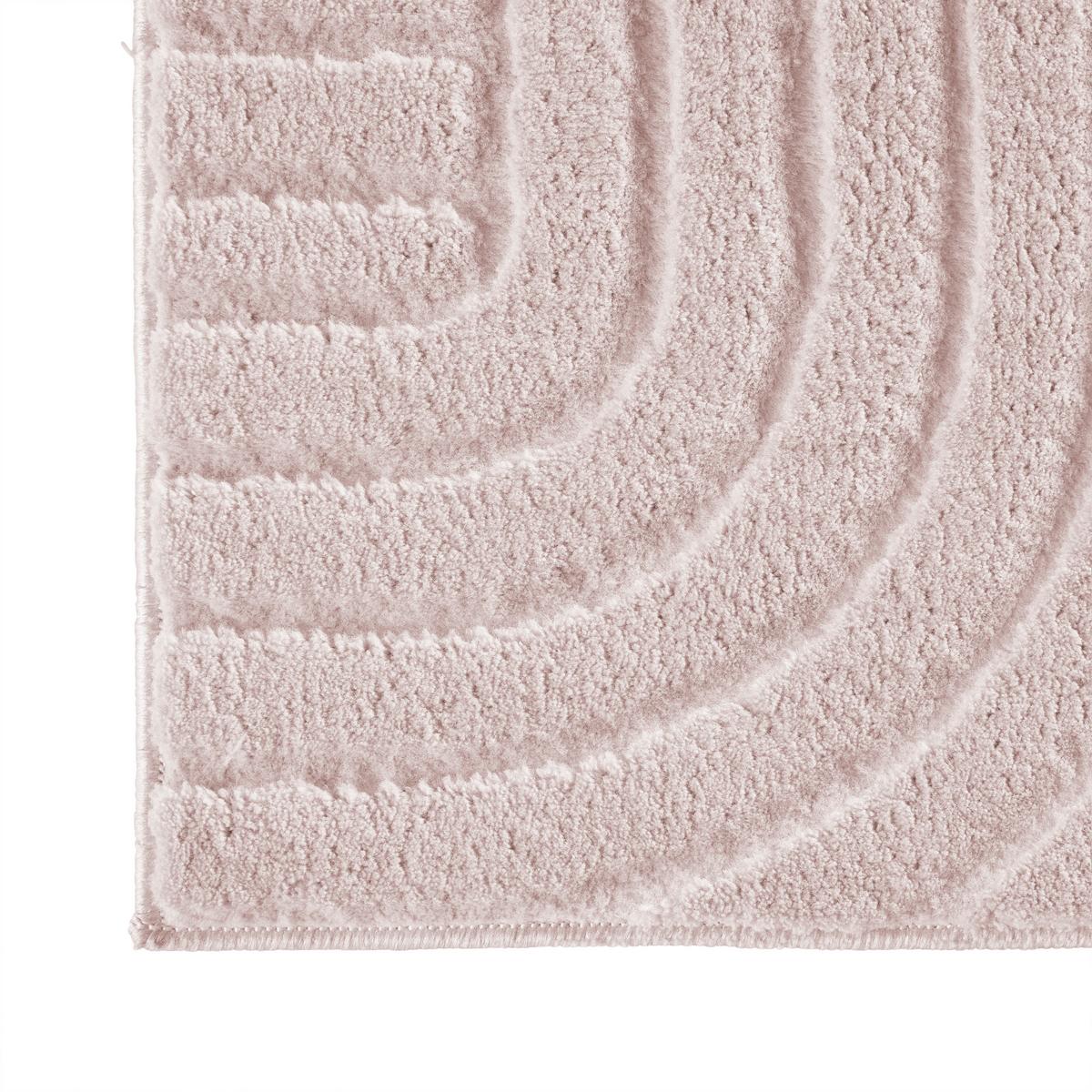 Covor țesut Zen Wave, cca. 160x220cm - roz, Konventionell, textil (160/220cm) - Mömax